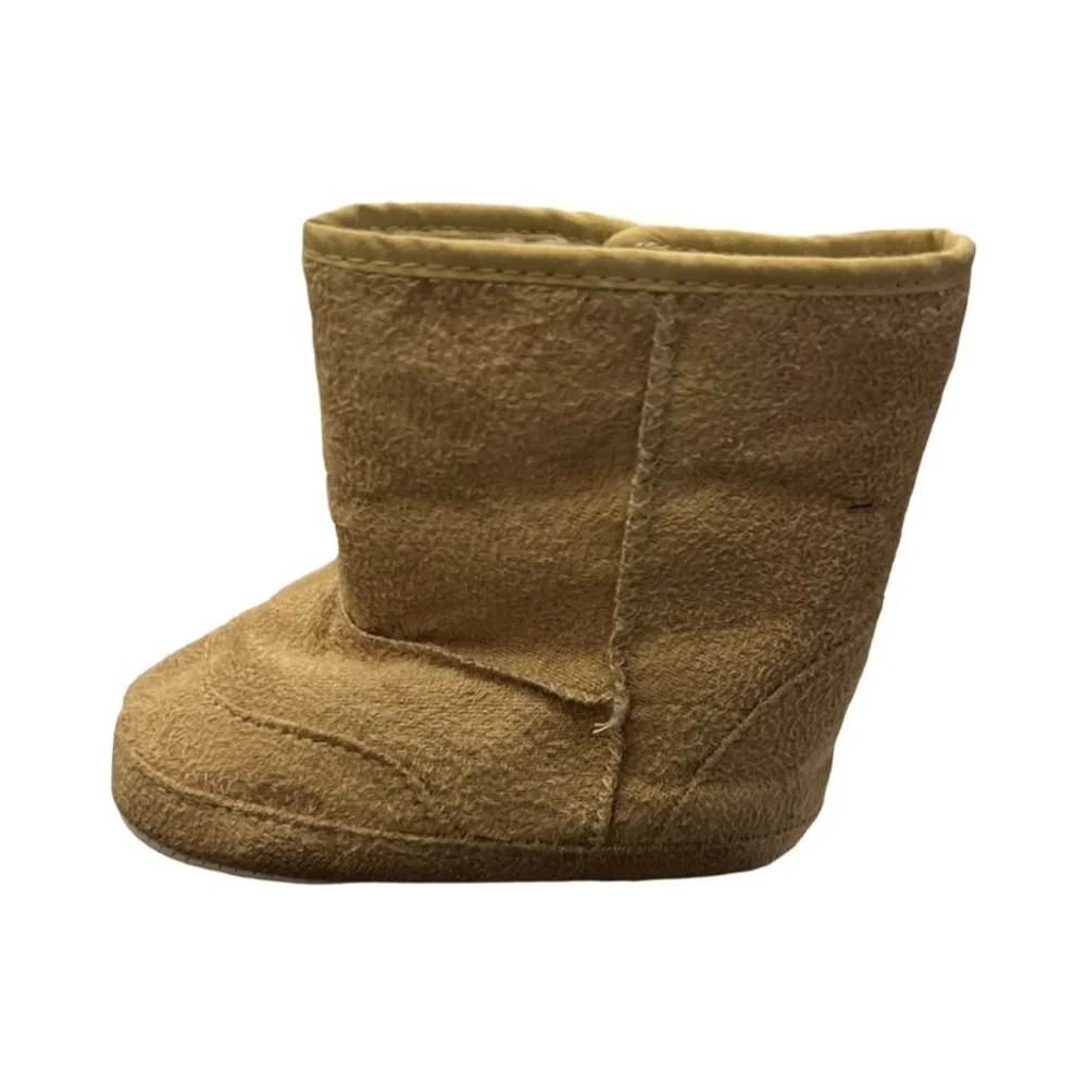 Walker Boots Plush Fleece Lining Khaki 12-18 months
